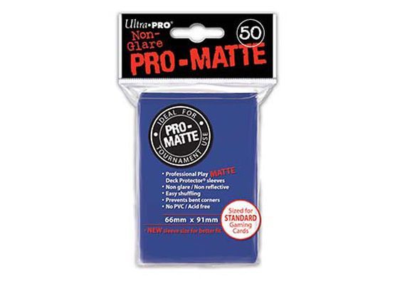 Ultra Pro Matte Sleeves Blue (100)